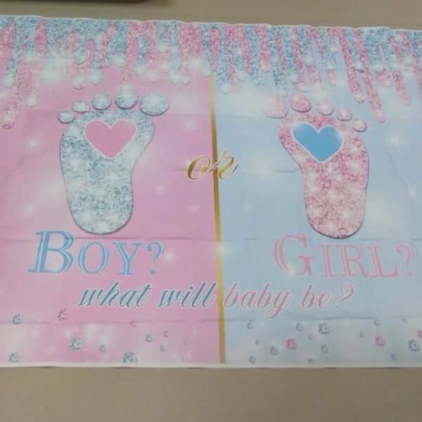 Banner Boy or Girl 210cm x 150cm