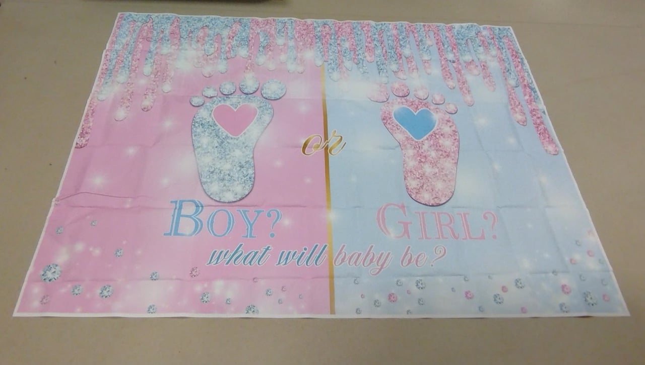 Banner Boy or Girl 210cm x 150cm