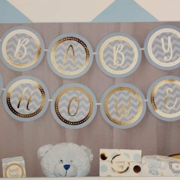 Wimpelkette Baby Shower