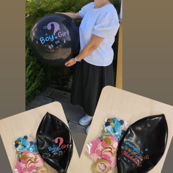 Luftballon "Boy or Girl"